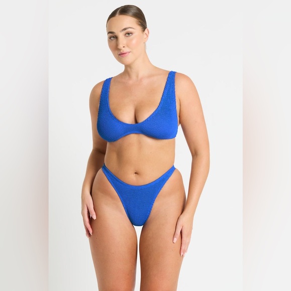 New Bond Eye Cobalt Blue Two Piece Bikini Set - Picture 2 of 12